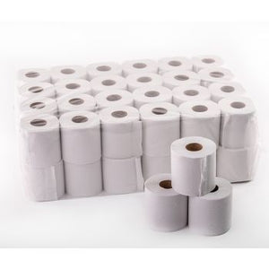 Toilet paper - 1ply Recycled - pack of 48 rolls