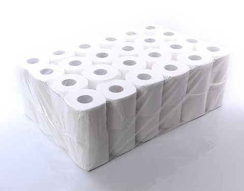 Toilet paper - 1ply Virgin - pack of 48 rolls